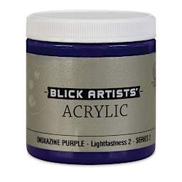 Blick Artists' Acrylic - Dioxazine Purple, 8 oz tube