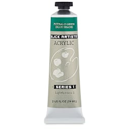 Blick Artists' Acrylic - Phthalo Green (Blue Shade), 2 oz tube