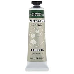 Blick Artists' Acrylic - Permanent Hooker's Green Hue, 2 oz tube
