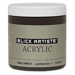 Blick Artists' Acrylic - Raw Umber, 8 oz jar