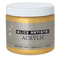 Blick Artists' Acrylic - Iridescent Gold, 16 oz jar