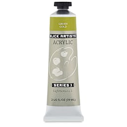 Blick Artists' Acrylic - Green Gold, 2 oz tube