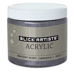 Blick Artists' Acrylic - Iridescent Silver, 16 oz jar