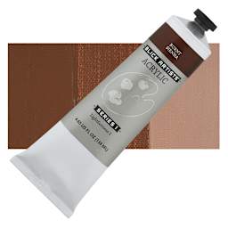 Blick Artists' Acrylic - Burnt Sienna, 4.65 oz tube and swatch