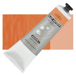 Blick Artists' Acrylic - Cadmium Orange Hue, 4.65 oz tube and swatch