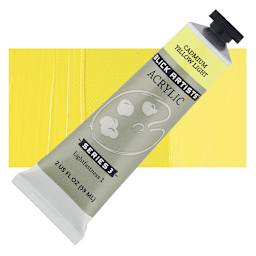Blick Artists' Acrylic - Cadmium Yellow Light, 2 oz tube and swatch