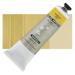 Blick Artists' Acrylic - Iridescent Gold, 4.65 oz tube and swatch