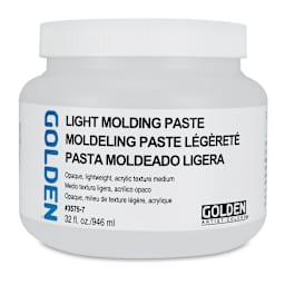 Golden Light Molding Paste Medium - 32 oz jar