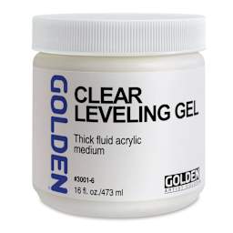 Golden Acrylic Medium - Clear Leveling Gel, 16 oz jar