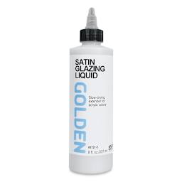 Golden Satin Glazing Liquid, 8 oz bottle