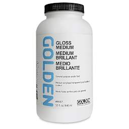 Golden Polymer Medium - Gloss, 32 oz jar