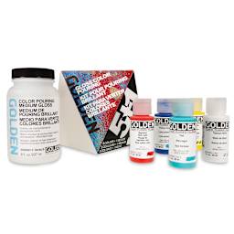 Golden Acrylic Pouring Medium - Gloss Color Pouring Set