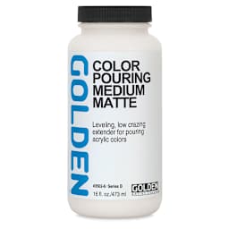 Golden Color Pouring Medium - Matte,  16 oz