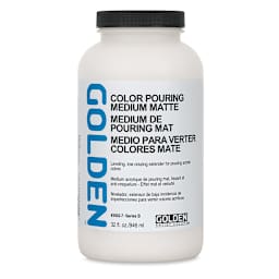 Golden Color Pouring Medium - Matte,  32 oz
