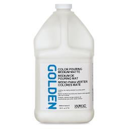 Golden Color Pouring Medium - Matte,  128 oz