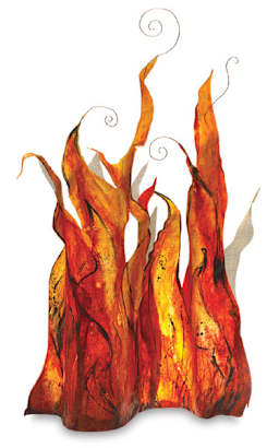 Golden GAC 400 Medium use to make sculptural flames