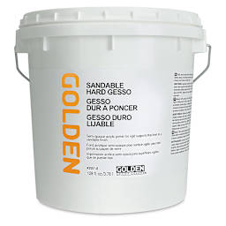 Golden Sandable Hard Gesso - Gallon tub