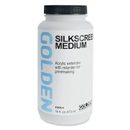 Golden Silkscreen Medium, 16 oz jar