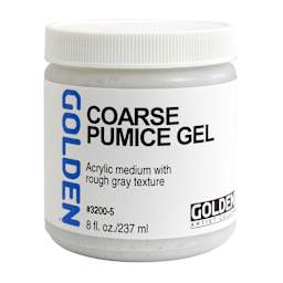 GEL MEDIUM 8 OZ COARSE PUMICE