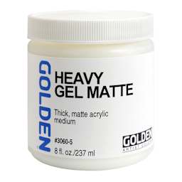 GEL MEDIUM 8 OZ HEAVY MATTE