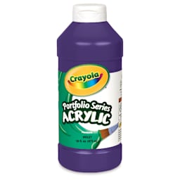 Crayola Portfolio Series Acrylics - Violet, 16 oz Bottle