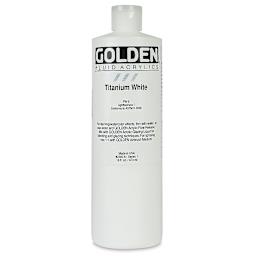 Golden Fluid Acrylics - Titanium White, 16 oz bottle