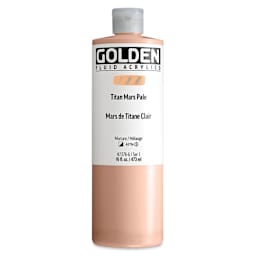 Golden Fluid Acrylic - Titan Mars Pale, 16 oz bottle