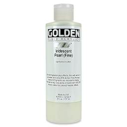 Golden Fluid Acrylics - Iridescent Pearl (Fine), 8 oz bottle