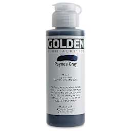 Golden Fluid Acrylics - Payne's Gray, 4 oz bottle