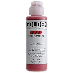 Golden Fluid Acrylics - Primary Magenta, 4 oz bottle