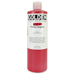 Golden Fluid Acrylics - Primary Magenta, 16 oz bottle
