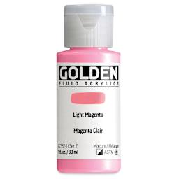 Golden Fluid Acrylic - Light Magenta, 1 oz bottle