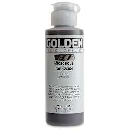 Golden Fluid Acrylics - Iridescent Micaceous Iron Oxide, 4 oz bottle