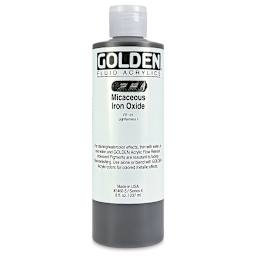 Golden Fluid Acrylics - Iridescent Micaceous Iron Oxide, 8 oz bottle