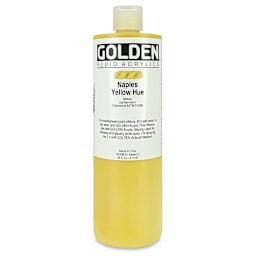 Golden Fluid Acrylics - Naples Yellow Historical Hue, 16 oz bottle