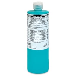 Golden Fluid Acrylics - Cobalt Teal, 16 oz bottle back