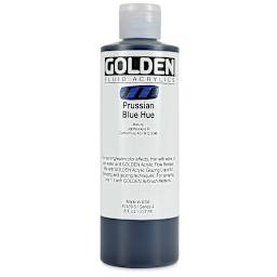 Golden Fluid Acrylics - Prussian Blue Historical Hue, 8 oz bottle