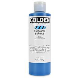 Golden Fluid Acrylics - Manganese Blue Historical Hue, 8 oz bottle