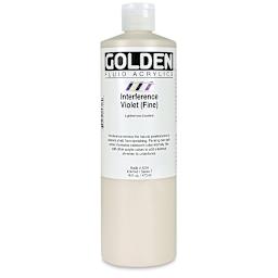 Golden Fluid Acrylics - Interference Violet (Fine), 16 oz bottle