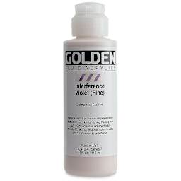 Golden Fluid Acrylics - Interference Violet (Fine), 4 oz bottle