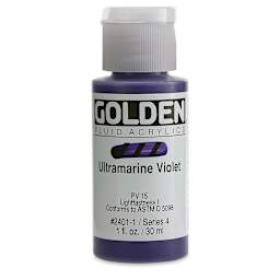 Golden Fluid Acrylics - Ultramarine Violet, 1 oz bottle