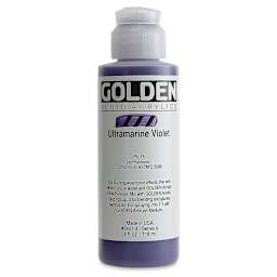 Golden Fluid Acrylics - Ultramarine Violet, 4 oz bottle