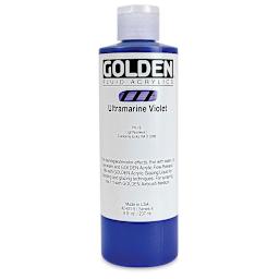 Golden Fluid Acrylics - Ultramarine Violet, 8 oz bottle