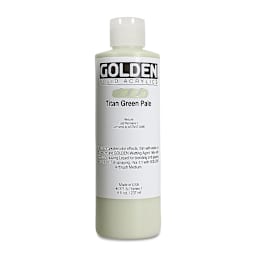 Golden Fluid Acrylics - Titan Green Pale, 8 oz bottle
