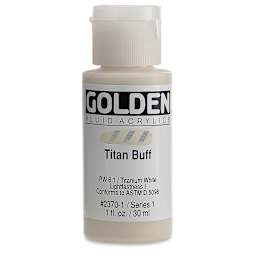Golden Fluid Acrylics - Titan Buff, 1 oz bottle