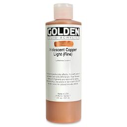 Golden Fluid Acrylics - Iridescent Copper Light (Fine), 8 oz bottle