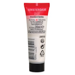 Amsterdam Standard Series Acrylic - Pearl White, 20 ml Tube back