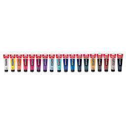 Amsterdam Standard Series Acrylics - Set of 18, Assorted Colors, 120 ml Tubes