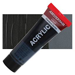 Amsterdam Standard Series Acrylic - Oxide Black, 20 ml Tube and swatch