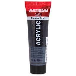 Amsterdam Standard Series Acrylic - Metallic Black, 20 ml Tube